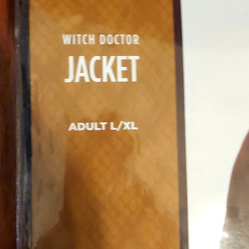 Halloween 🎃 Costume Witch Doctor Jacket L/XL - Picture 5 of 7